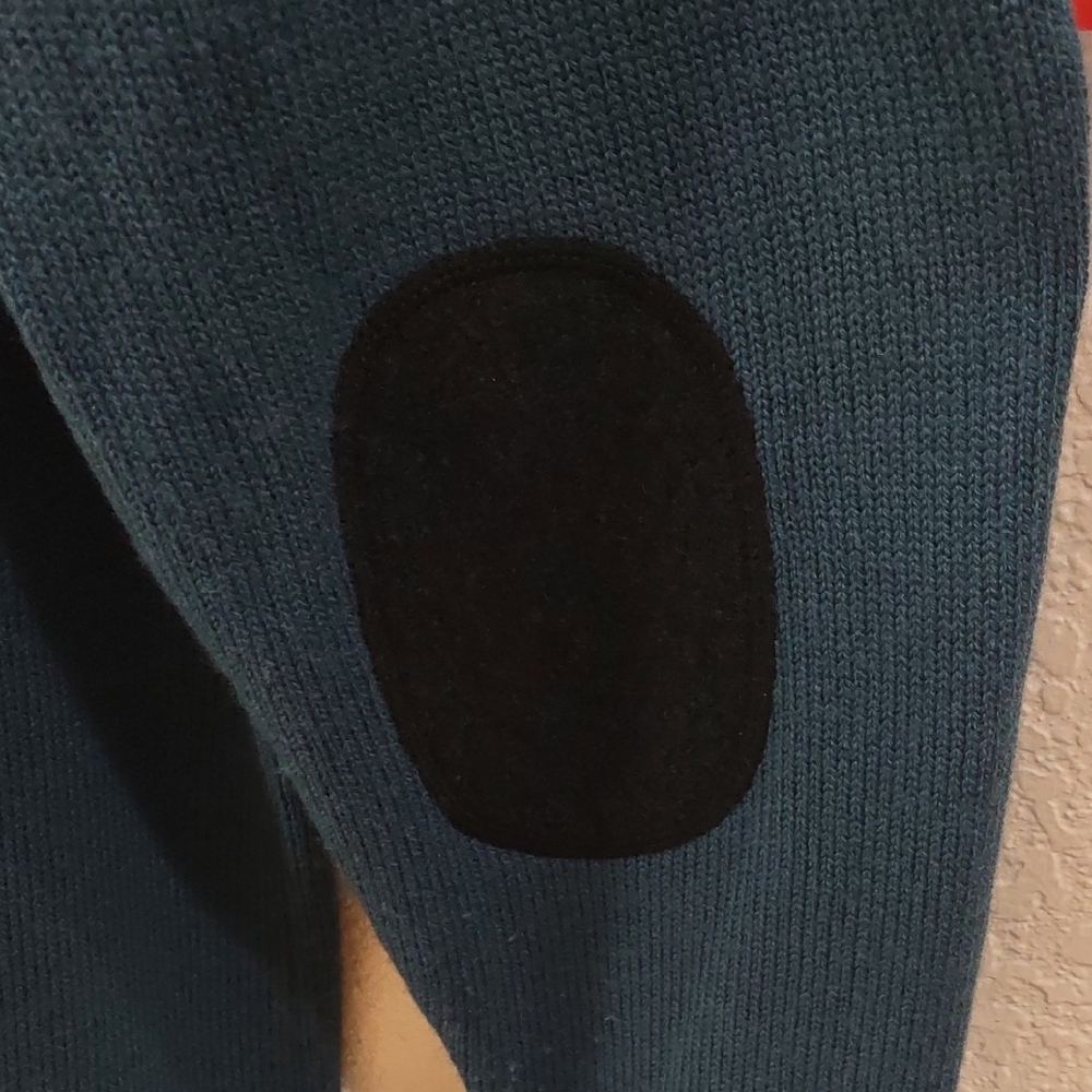 Obermeyer Men's Teal and Navy Zip-Up Sweater - Picture 10 of 17